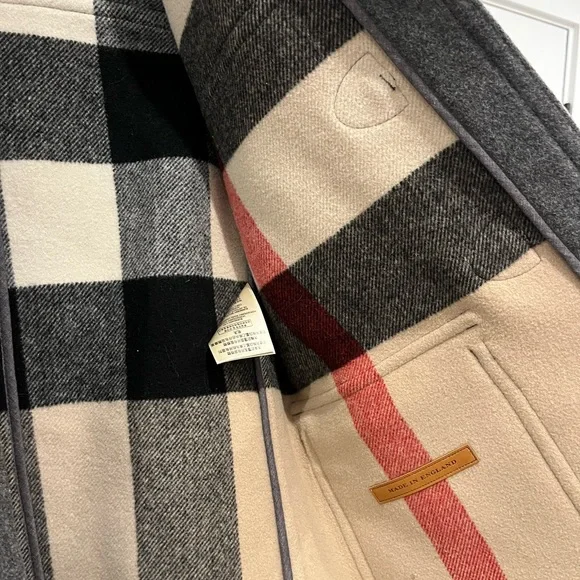 Burberry Brit Charcoal Pea Coat - Picture 4 of 11